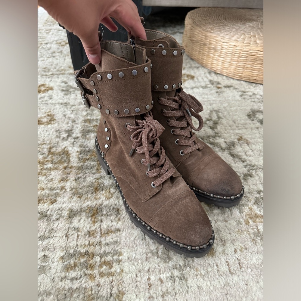 Sam Edelman Jennifer Studded Combat Boots​​​​